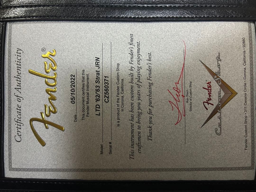 Fender Stratocaster サンバーストモデル