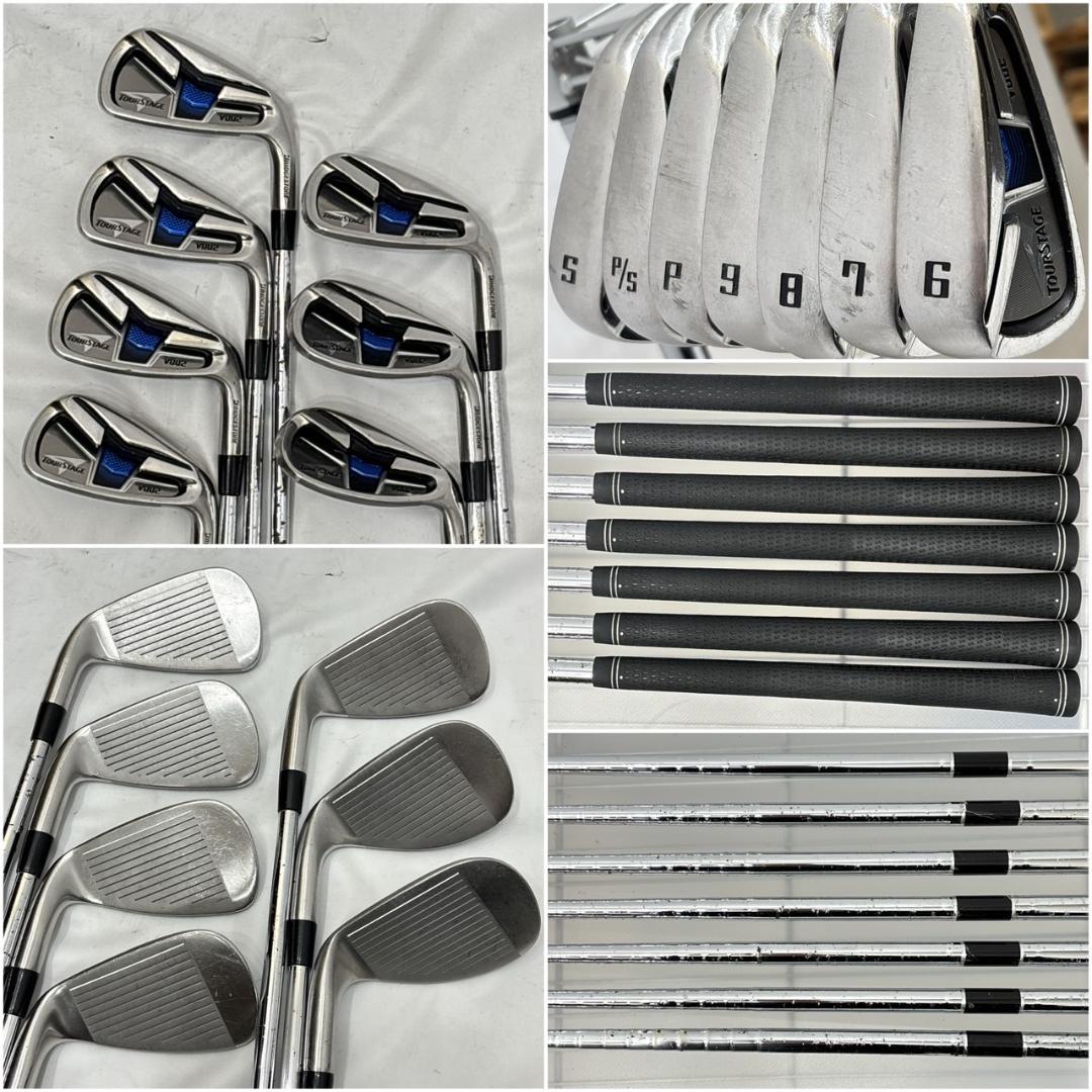 ★メンズ右利き初心者用　ツアーステージ　ViQ　ゴルフクラブセット　W-2533