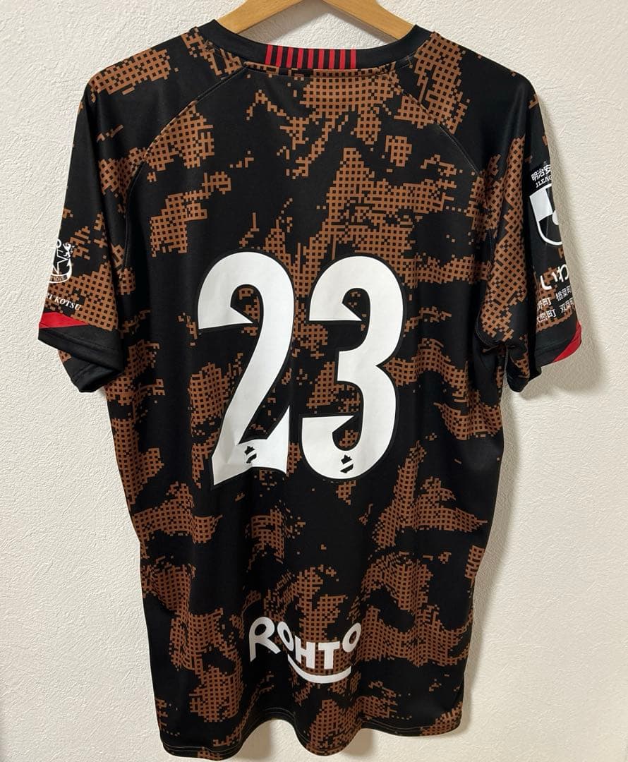 UNDER ARMOUR いわきFC ”海竜”　ユニホーム　#23 XL