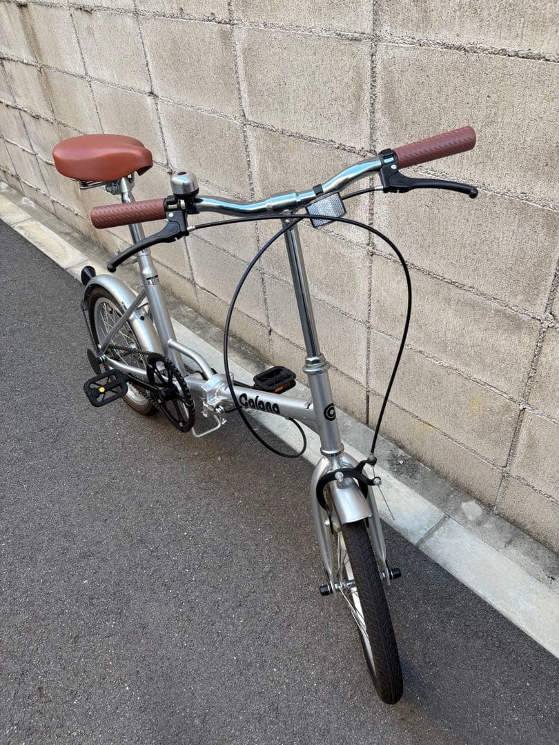 <ほぼ新品>ミニベロ　シルバー