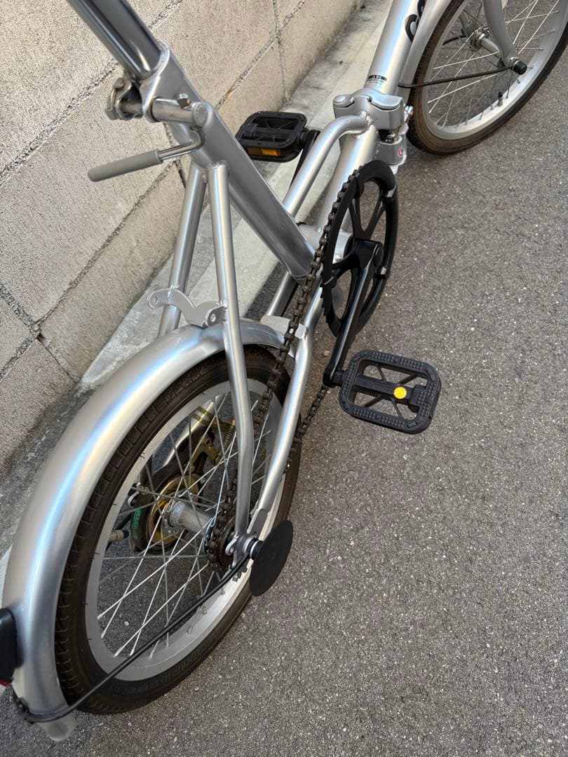 <ほぼ新品>ミニベロ　シルバー