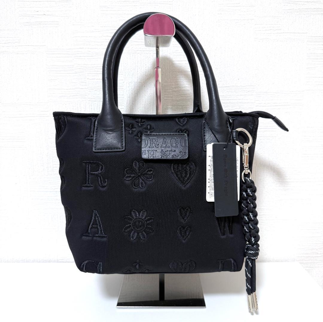 新品 ダンスウィズドラゴン モノグラム 刺繍 カートバッグ