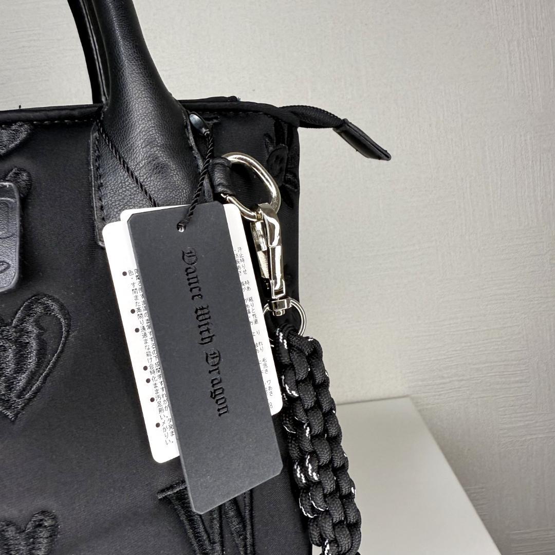 新品 ダンスウィズドラゴン モノグラム 刺繍 カートバッグ