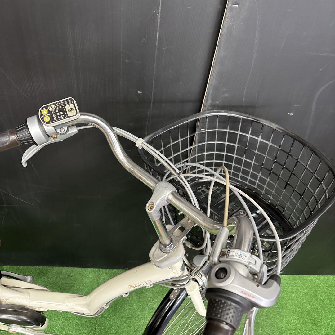 電動自転車 BS BEAUTE アイボリー　3人乗り対応　70★