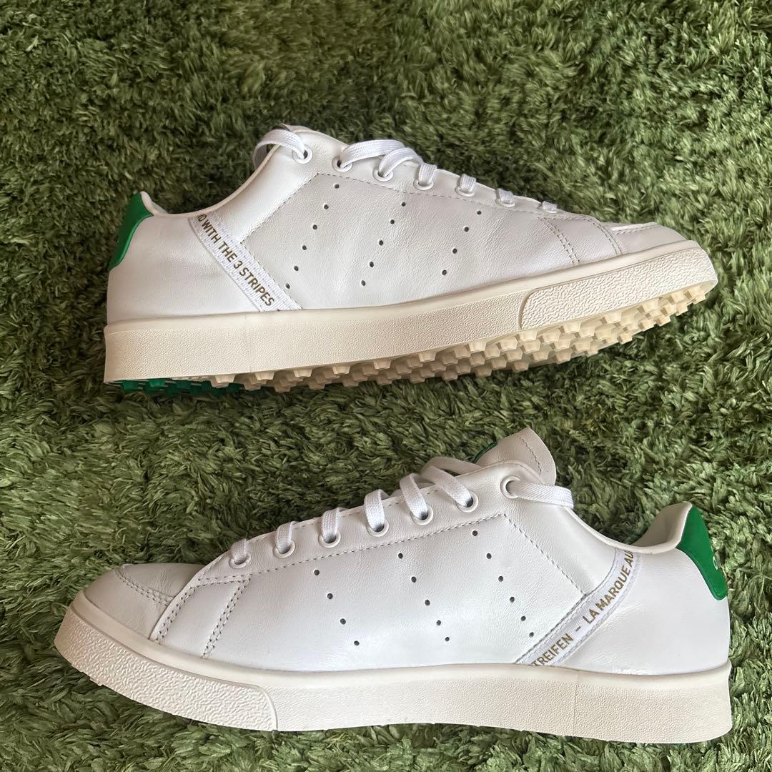 adidas ゴルフシューズ　ホワイト グリーン スニーカー