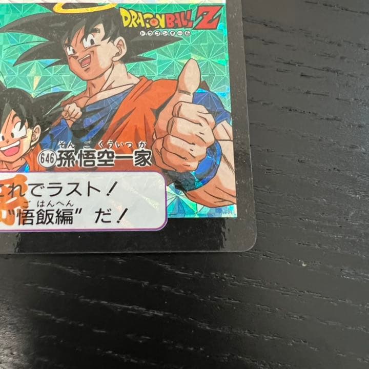 ドラゴンボールZ カードダス　646孫悟空一家
