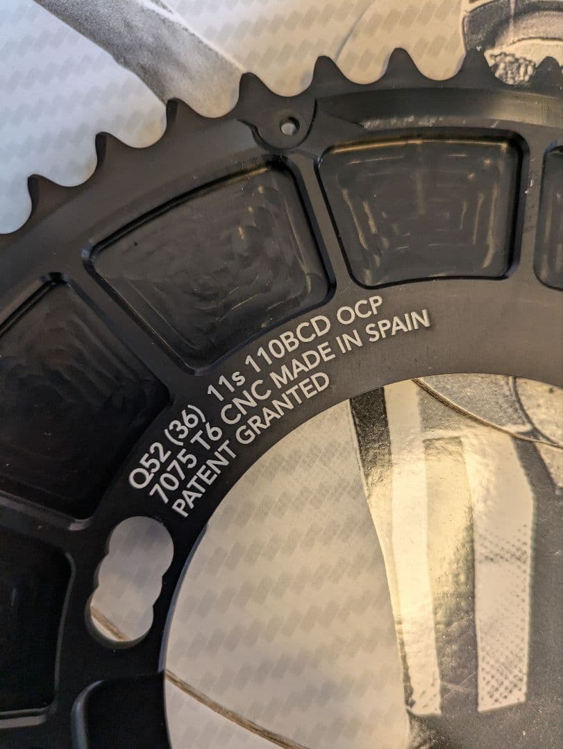 Rotor Q-ring Qarbon 110 52T ローター チェーンリング