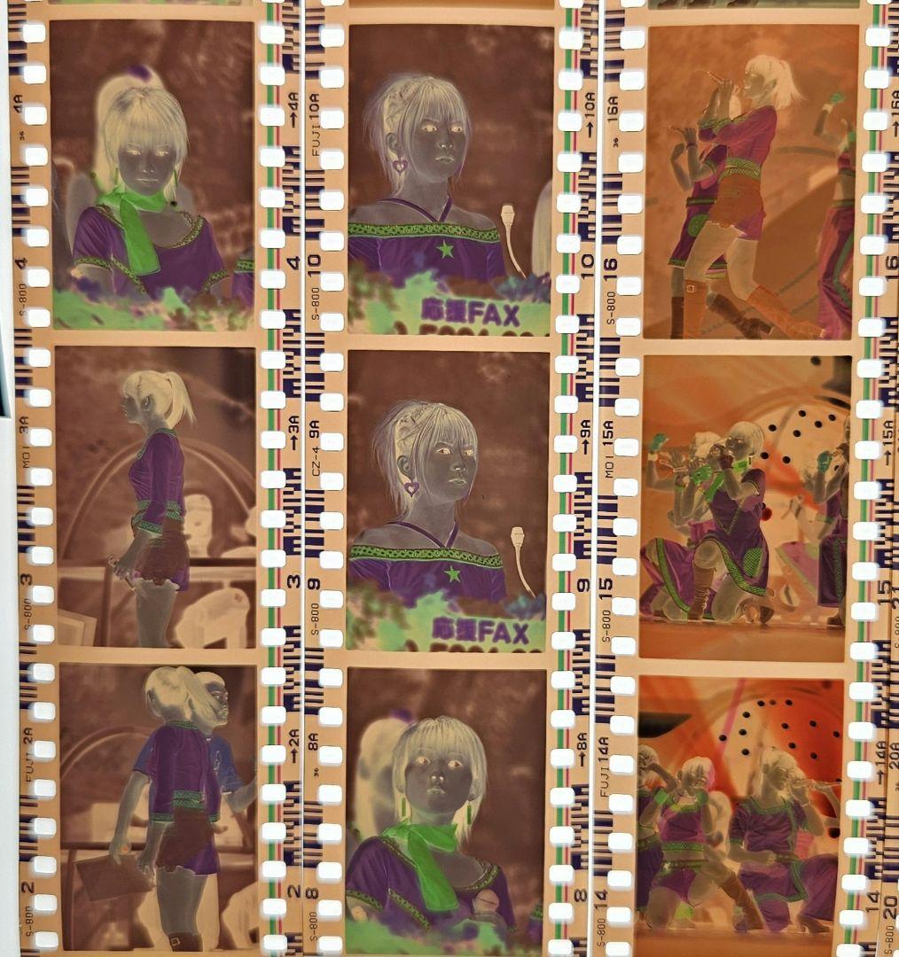 モーニング娘。安倍なつみ・後藤真希・矢口真里・高橋愛・加護亜依フィルム36コマ