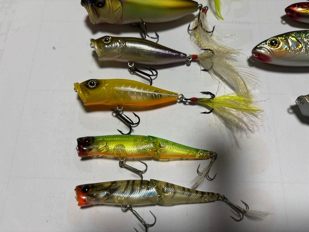 トップウォータープラグ纏め売り エバーグリーン メガバスetc