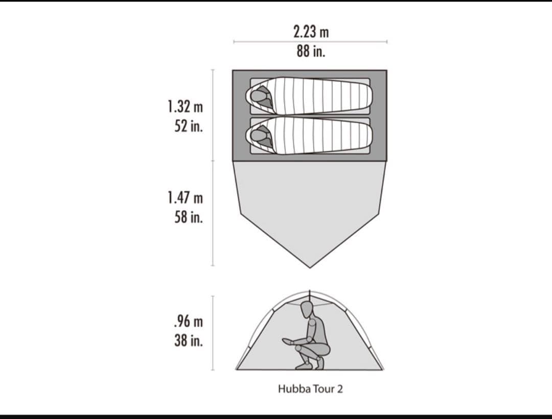 希少❗️MSR(エムエスアール) HUBBA TOUR 2 ハバツアー2
