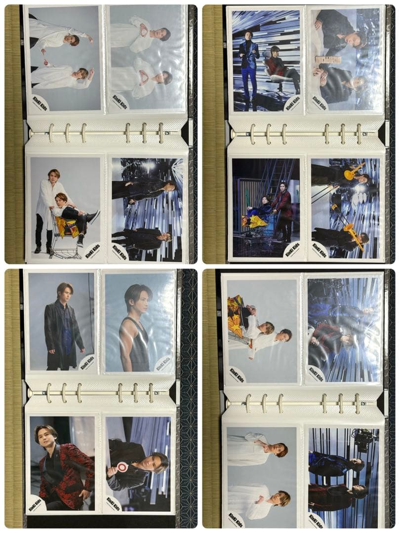 KinKiKids 堂本光一 堂本剛 ブロマイド 81枚 フォトアルバム 3点