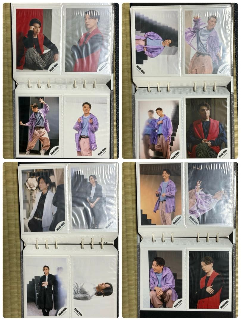 KinKiKids 堂本光一 堂本剛 ブロマイド 81枚 フォトアルバム 3点