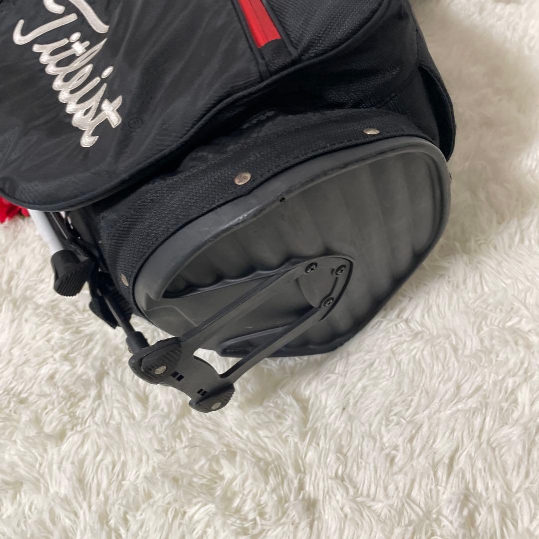 人気✨タイトリスト スタンド式キャディバッグ リュック フード付 軽量 機能性◯