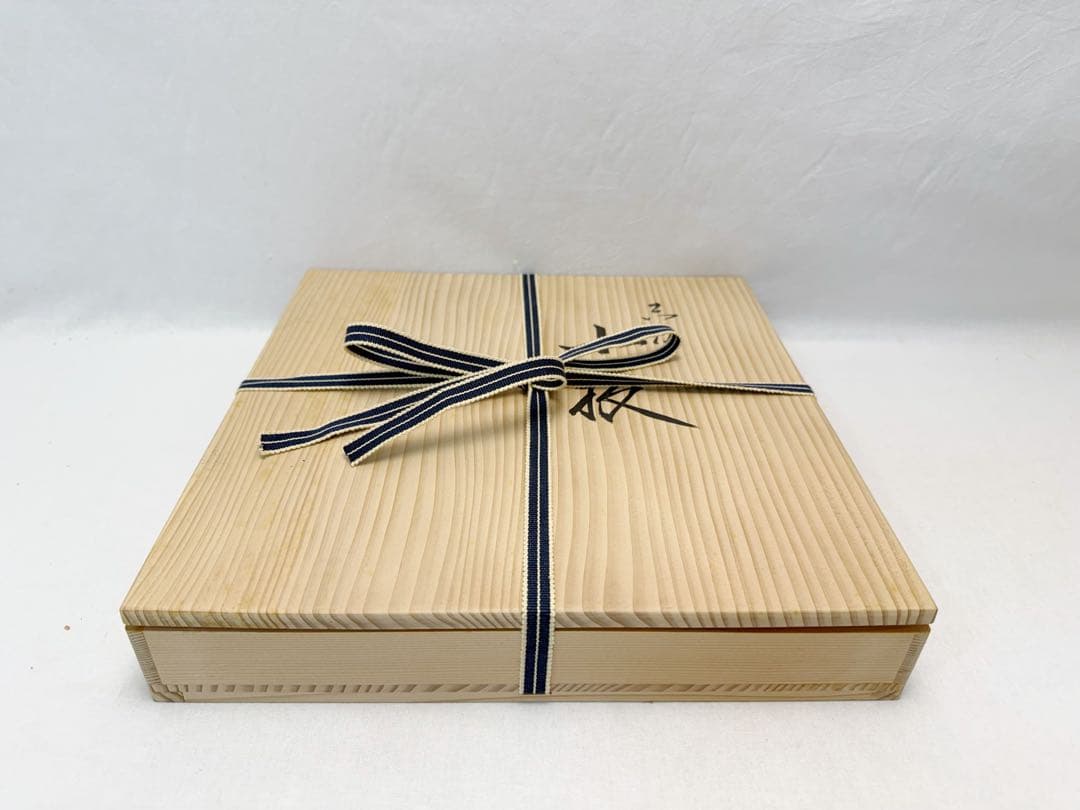 未使用 茶道具 塗師 川瀬表完造 黒真塗 荒目板 小板 敷板 共箱