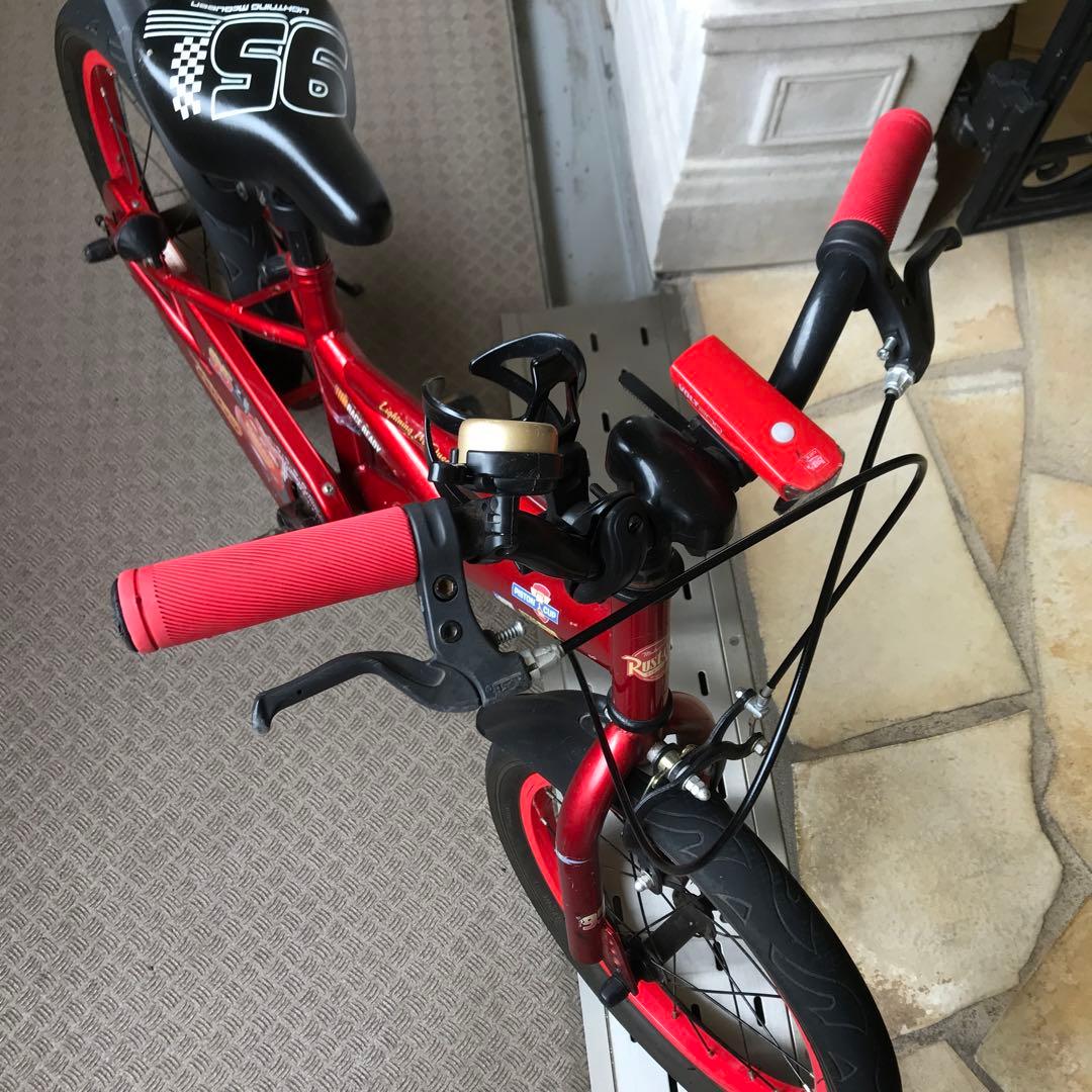 カーズ レース仕様 子供用自転車 レッド