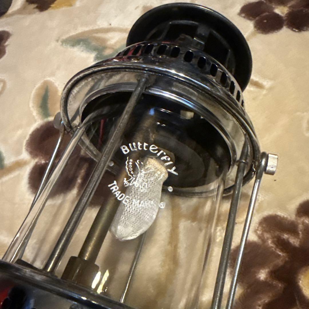 ペトロマックス似　真鍮製バタフライランタン　動作未確認