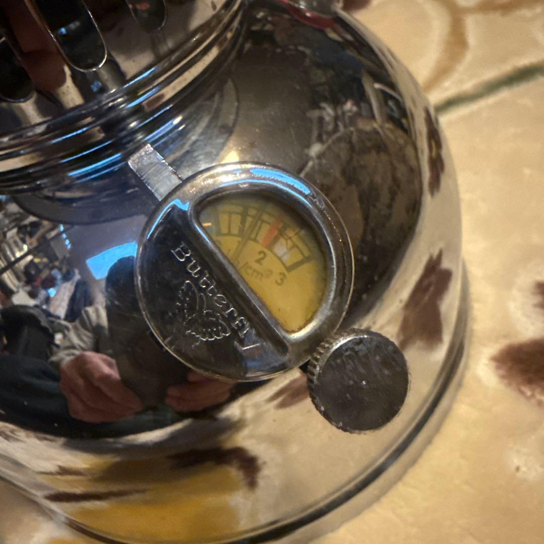 ペトロマックス似　真鍮製バタフライランタン　動作未確認