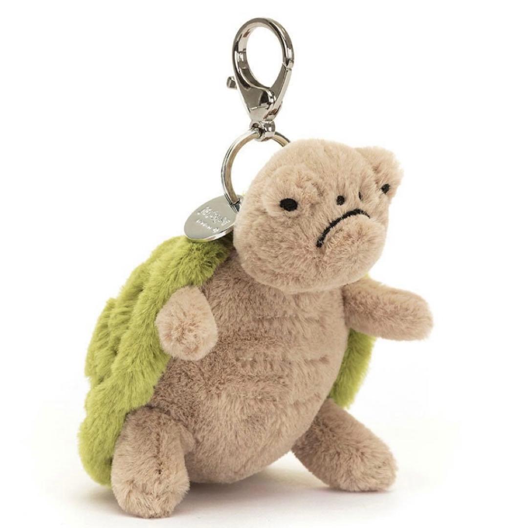 新品　ジェリーキャット　かめ　亀　カメ　キーホルダー　バッグチャーム　ぬいぐるみ