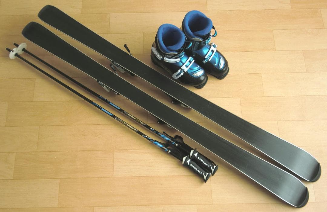 ■■送料無料■HEAD■ジュニア用スキーフルセット■板137靴24■WAX済■■