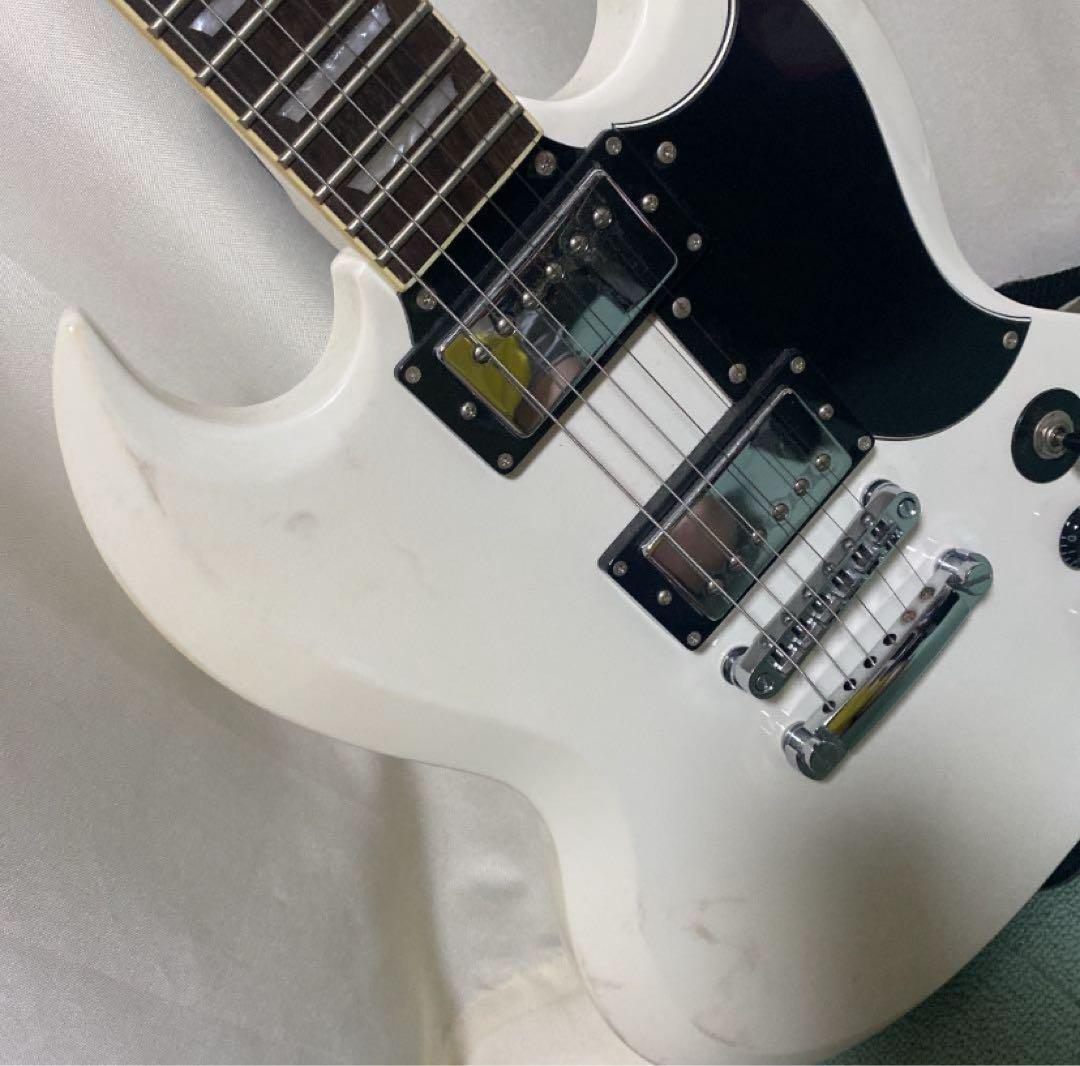 ギター BLITZ BY ARIAPROII BSG-STD White