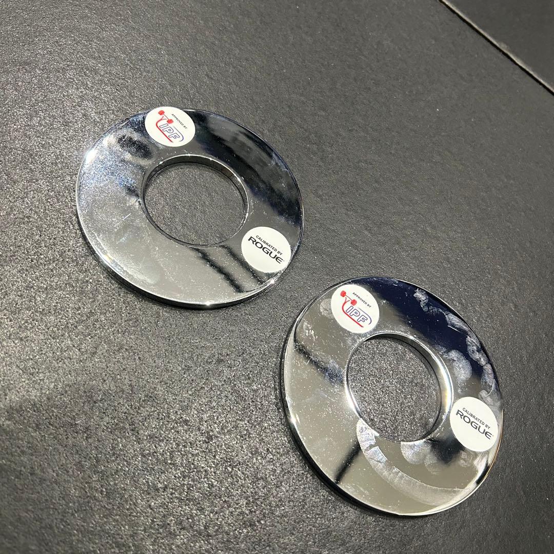 ROGUE パワーリフティングプレート0.5kg 0.25kgセット　50mm用