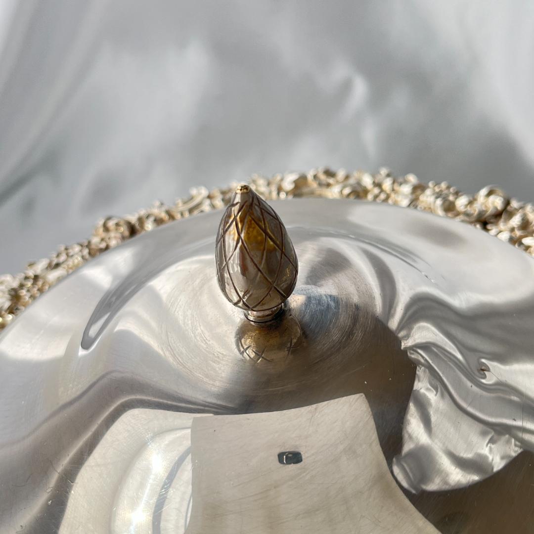 【英国】 ビクトリアンのマフィンディッシュ 【シルバープレート】