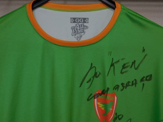 元ブラジル代表 オスカール氏のブラジリスFC(所有クラブ)サイン入ユニフォーム