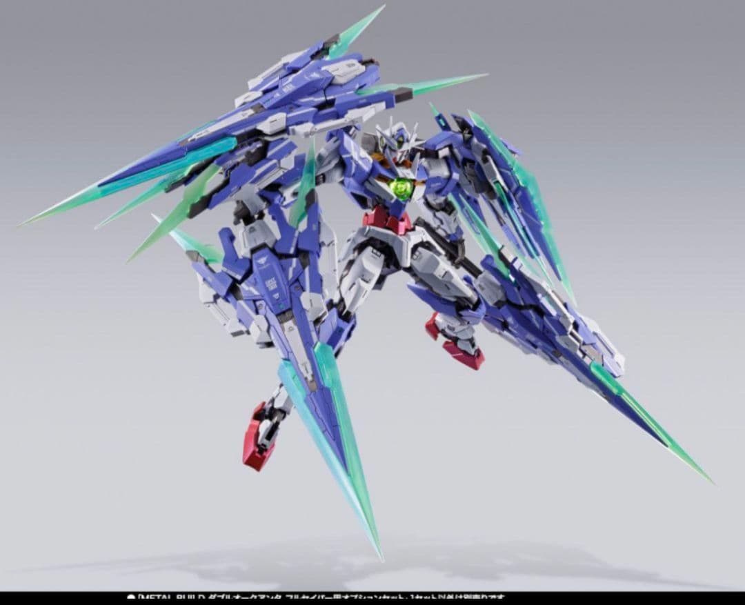 メタルビルド　ダブルオークアンタフルセイバー +　オプションパーツ2個