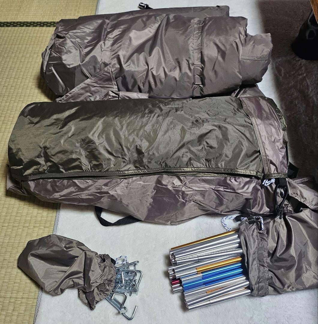 ホールアース 3~4人用 EARTH DOME 240 SC　　　 ３点セット