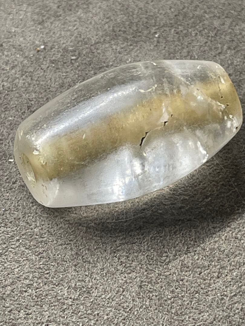 古墳時代　水晶棗玉（なつめたま）