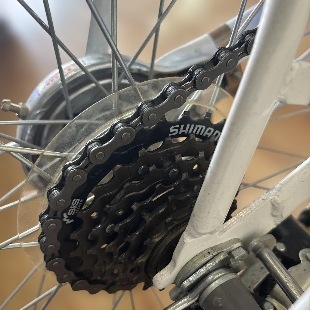 【使用3回のみ】子供用自転車24インチ　折りたたみ式