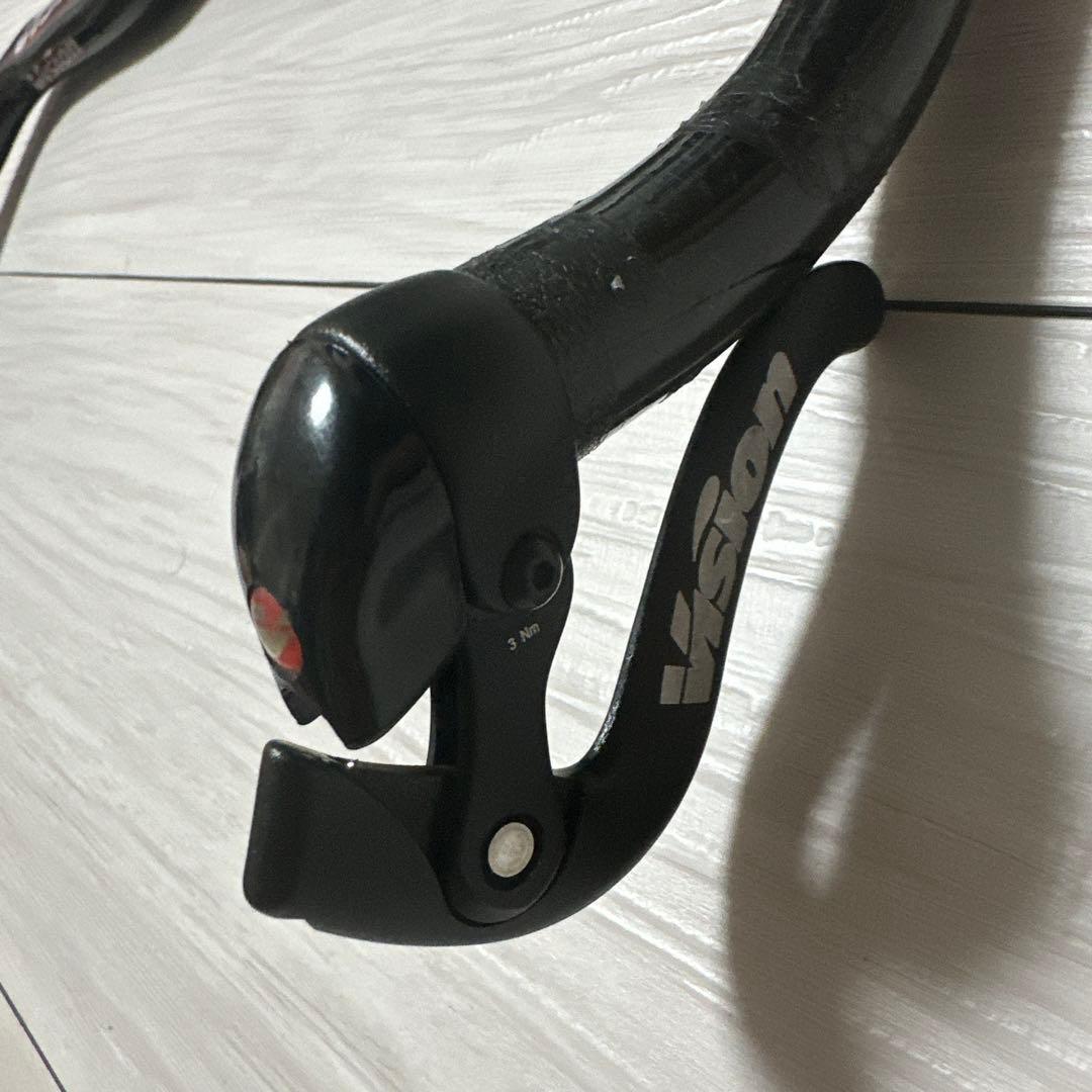 大幅値下げvision ブルホーンハンドル　フルカーボン　ブレーキレバーセット