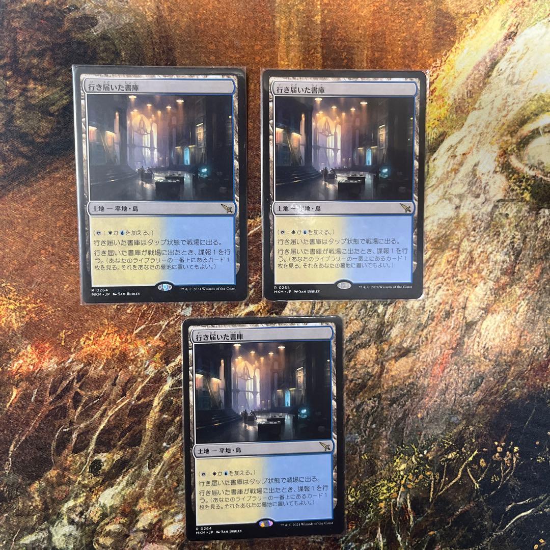 行き届いた書庫　3枚セット　mtg