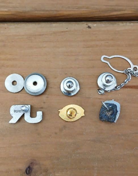 JRバッジ 純銀製 襟章 ピンバッジ　他