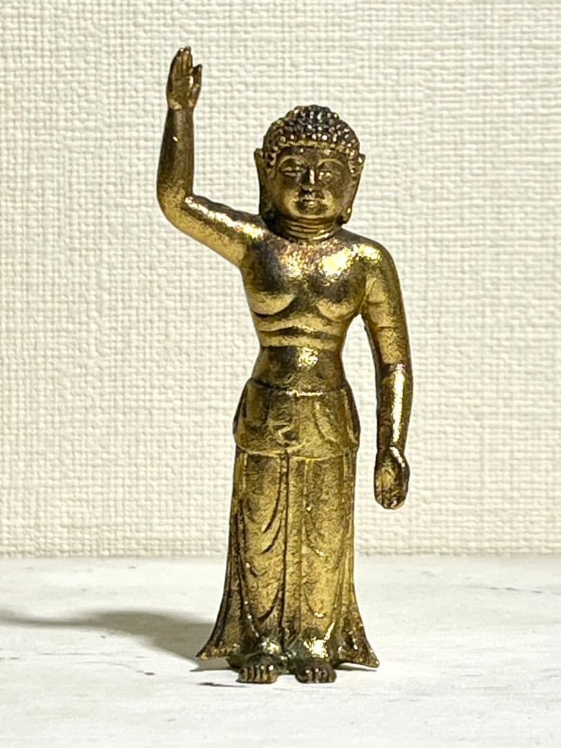 松久宗琳　大仏師　聖観音菩薩像 銅像 セット アンティーク 293／1000