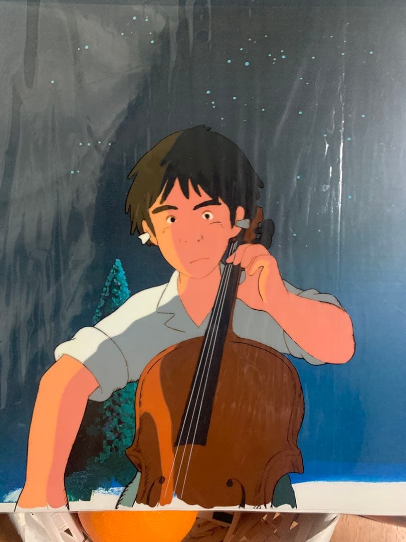 セル画「ゼロ弾きのゴーシュ」宮沢賢治作　背景付き ジブリの高畑勲様の作品