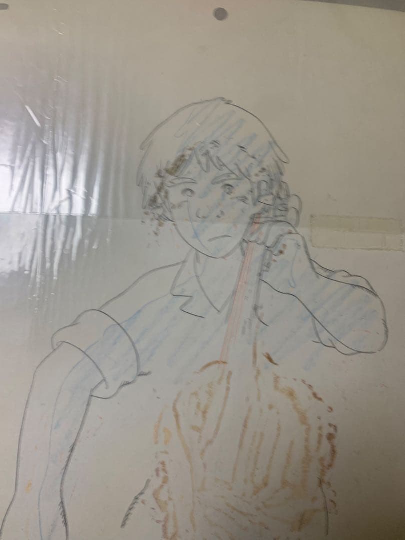 セル画「ゼロ弾きのゴーシュ」宮沢賢治作　背景付き ジブリの高畑勲様の作品