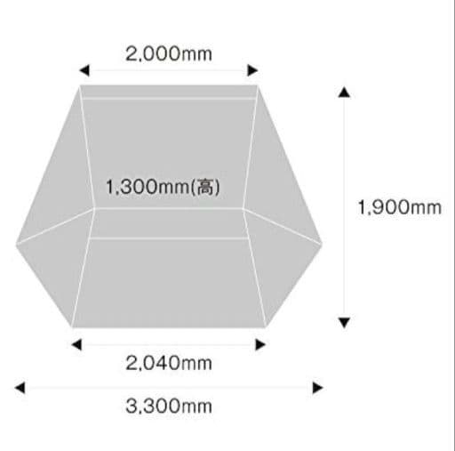 テンマクデザイン炎幕TC DX620×260(直径)㎜