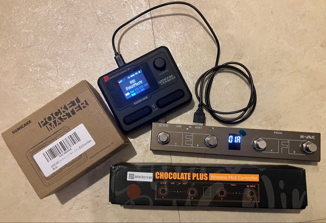 SONICAKE Pocket masterと chocolateplus