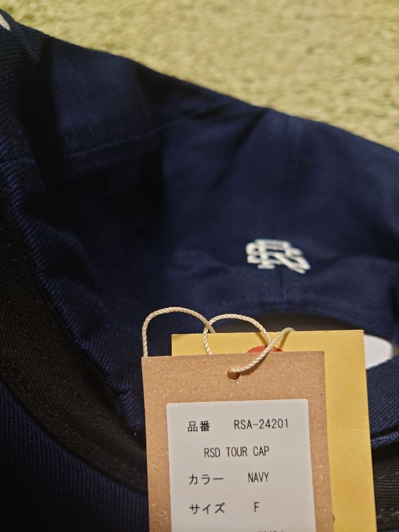 ラフアンドスウェル RSD刺繍キャップ ネイビー 61 新品