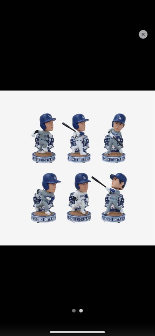 限定 大谷翔平 50-50 記念ミニボブルヘッドセット