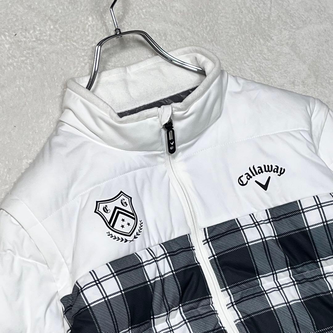 『キャロウェイ ゴルフ』2wayキルティングジャケット ベスト ダブルジップ