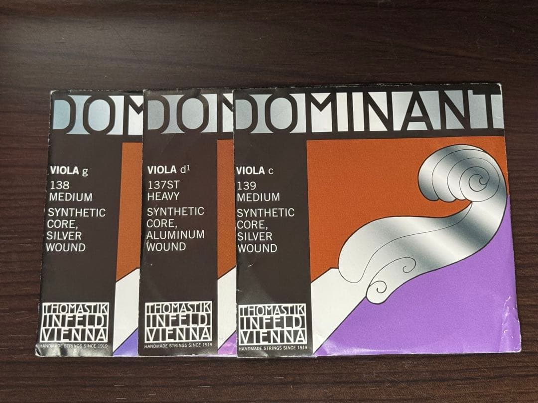 (新品未使用品)Viola 【Dominant】 D,G,C線セット
