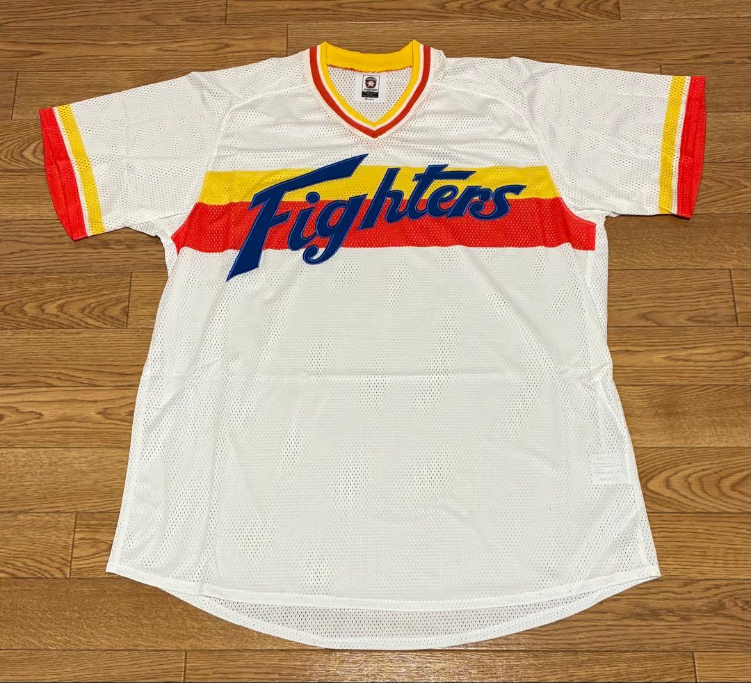 北海道日本ハムファイターズ　レプリカユニフォーム　1982-92 刺繍　無地