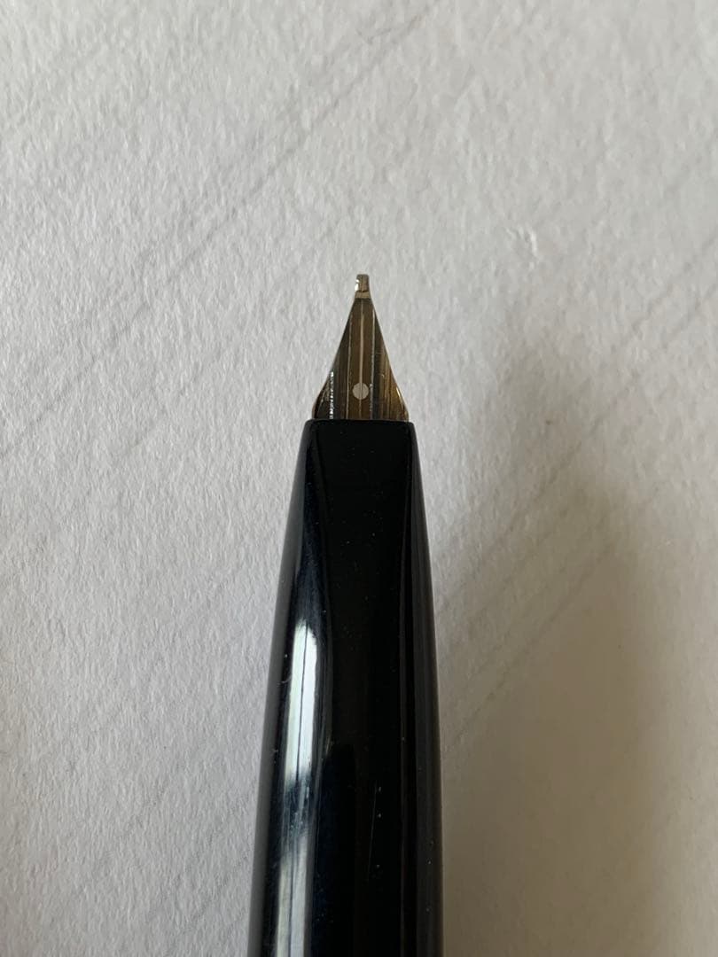 PLATINUMプラチナ スターリングシルバー 万年筆 18KWG ペン先 太字