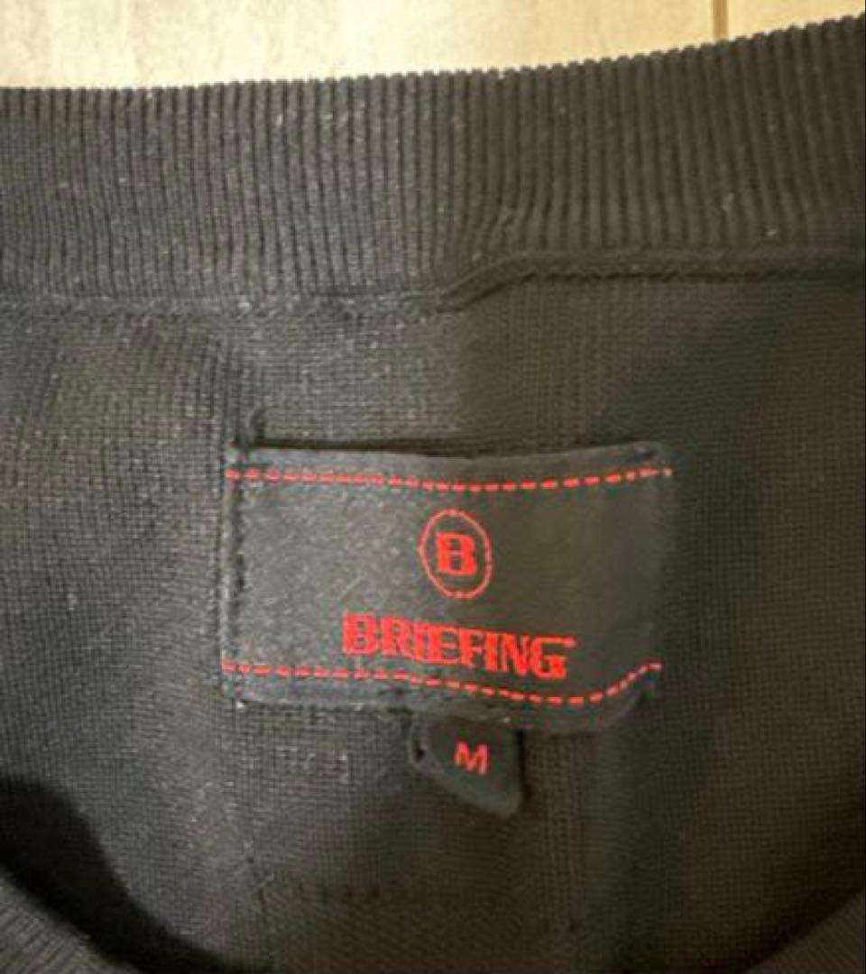 BRIEFING ブラック 長袖セーター M