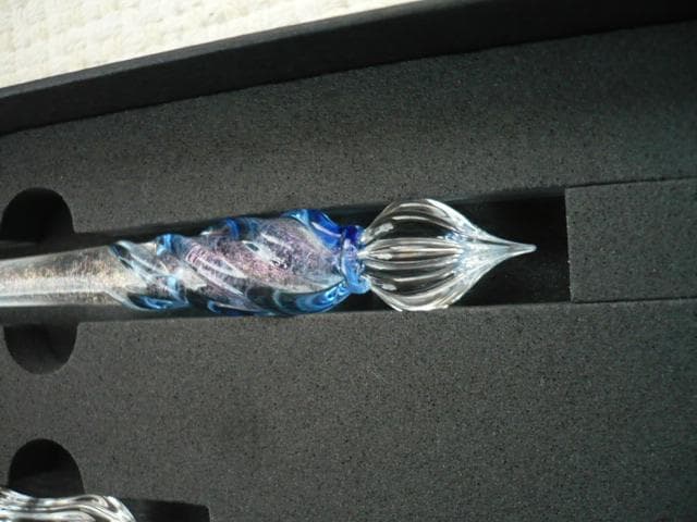 送料無料 新品未使用 ガラス工房LUC 「春の夢」 ガラスペン