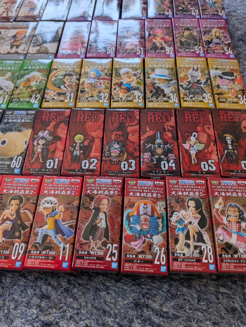 ワンピース ワールドコレクタブルフィギュア 61体セット