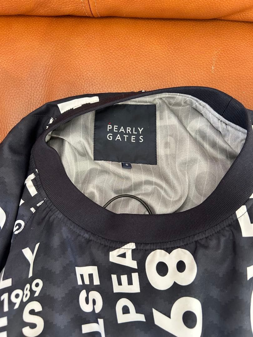 PEARLY GATES ロゴプリントウインドブレーカー