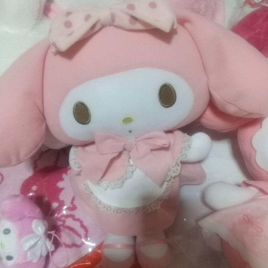 おねがいマイメロディ サンリオくじ ラストワン賞 顔型バッグ ぬいぐるみ クロミ